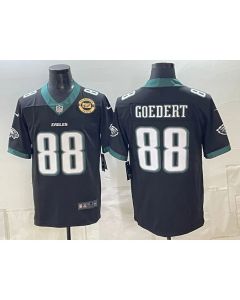 Men's Philadelphia Eagles #88 Dallas Goedert Black With Patch Vapor Limited Jersey