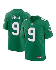 Men's Philadelphia Eagles #9 Makai Lemon Green 2026 NFL Draft Game Jersey (Green)