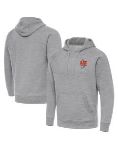 Men's Philadelphia Eagles Antigua Heather Gray Super Bowl LIX Champions Big & Tall Victory Pullover Hoodie (Gray)