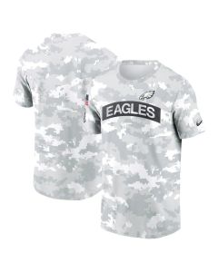 Men's Philadelphia Eagles Arctic Camo 2024 Salute To Service Performance T-Shirt (Camo)