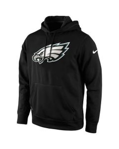 Men's Philadelphia Eagles Black KO Logo Essential Hoodie