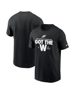 Men's Philadelphia Eagles Black Super Bowl LIX Champions Parade T-Shirt (Black)
