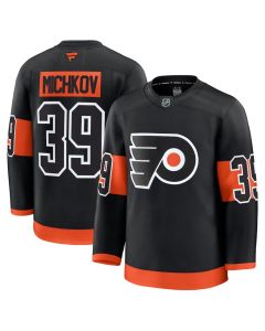 Men's Philadelphia Flyers #39 Matvei Michkov Black Alternate Premium Jersey