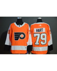 Men's Philadelphia Flyers #79 Carter Hart Orange Stitched NHL Jersey