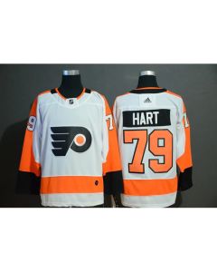 Men's Philadelphia Flyers #79 Carter Hart White Stitched NHL Jersey