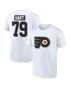 Men's Philadelphia Flyers #79 Carter Hart White T-Shirt