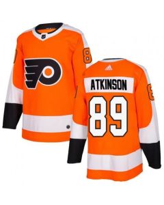 Men's Philadelphia Flyers #89 Cam Atkinson Orange Stitched Jersey