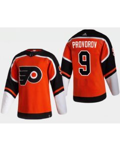 Men's Philadelphia Flyers #9 Ivan Provorov Orange Reverse Retro Stitched Jersey