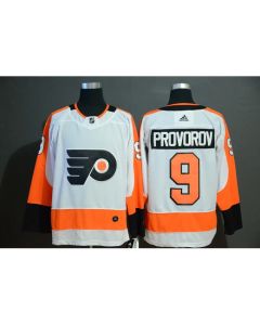 Men's Philadelphia Flyers #9 Ivan Provorov White Stitched NHL Jersey