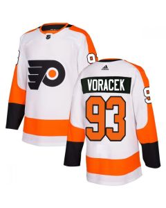 Men's Philadelphia Flyers #93 Jakub Voracek White Stitched NHL Jersey
