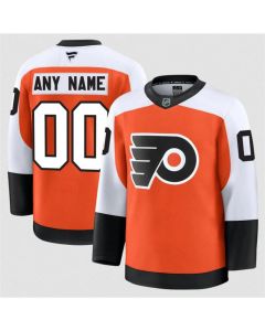 Men's Philadelphia Flyers ACTIVE PLAYER Custom Orange 2024-25 Home stitched Hockey Jersey