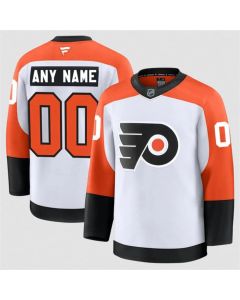 Men's Philadelphia Flyers ACTIVE PLAYER Custom White 2024-25 Away stitched Hockey Jersey