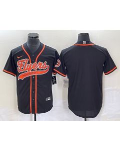 Men's Philadelphia Flyers Blank Black Cool Base Stitched Baseball Jersey