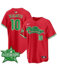 Men's Philadelphia Phillies #10 REALMUTO Red 2026 MLB All-Star Jersey (2026)