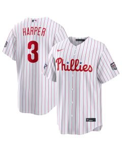 Men's Philadelphia Phillies #3 Bryce Harper White 2026 All-Star Game Replica Jersey