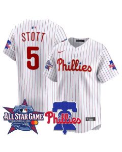 Men's Philadelphia Phillies #5 Bryson Stott White 2026 MLB All-Star Jersey