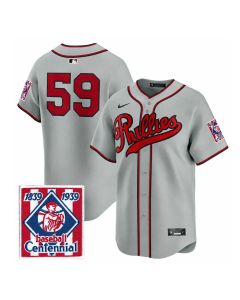 Men's Philadelphia Phillies #59 Jhoan Duran Gray Stitched Baseball Jersey (Style 2)