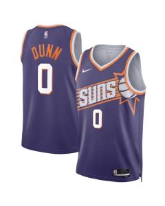 Men's Phoenix Suns #0 Ryan Dunn Purple 2024 Draft Icon Edition Stitched Basketball Jersey