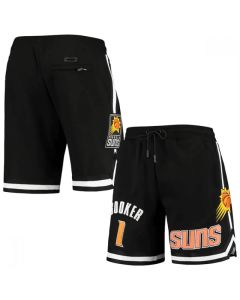 Men's Phoenix Suns #1 Devin Booker Black Shorts