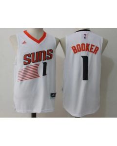 Men's Phoenix Suns #1 Devin Booker White Stitched Basketball Jersey