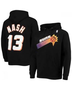 Men's Phoenix Suns #13 Steve Nash 2021 Black Pullover Hoodie