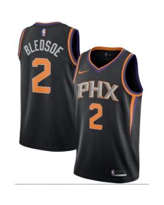 Men's Phoenix Suns #2 Eric Bledsoe Black Statement Edition Stitched Jersey