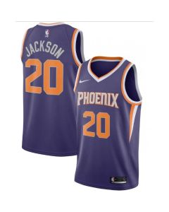 Men's Phoenix Suns #20 Josh Jackson Purple Icon Edition Stitched Jersey