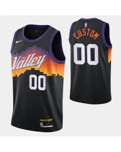 Men's Phoenix Suns 2020 Black City Edition Customized Stitched NBA Jersey