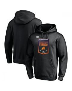 Men's Phoenix Suns 2021 Black Western Conference Champions Locker Room Pullover Hoodie