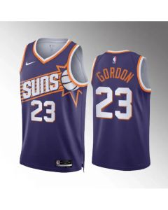 Men's Phoenix Suns #23 Eric Gordon Purple Icon Edition Stitched Basketball Jersey