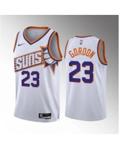 Men's Phoenix Suns #23 Eric Gordon White Association Edition Stitched Basketball Jersey