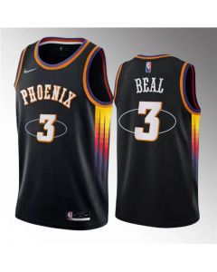 Men's Phoenix Suns #3 Bradley Beal Black Statement Edition Stitched Basketball Jersey