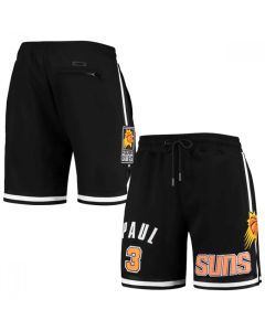 Men's Phoenix Suns #3 Chris Paul Black Shorts