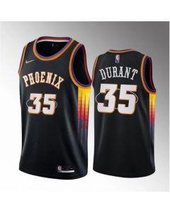 Men's Phoenix Suns #35 Kevin Durant Black 2022/23 Statement Edition Edition Stitched Basketball Jersey