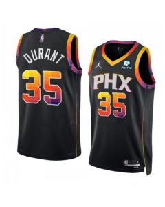 Men's Phoenix Suns #35 Kevin Durant Black 2022/23 Statement Edition Stitched Basketball Jersey