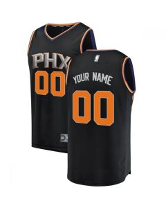Men's Phoenix Suns Black Customized Stitched NBA Jersey