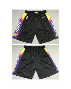 Men's Phoenix Suns Black Shorts (Run Small) (Black)