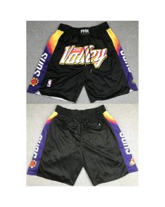 Men's Phoenix Suns Black Shorts (Run Small) (Style 3)