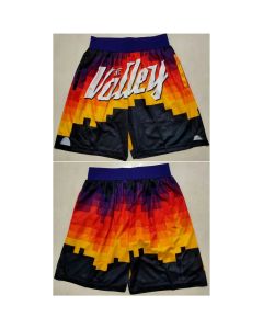 Men's Phoenix Suns Black Shorts(Run Small)