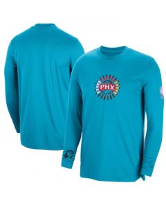 Men's Phoenix Suns Blue 2022/23 City Edition Essential Expressive Long Sleeve T-Shirt