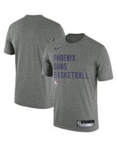 Men's Phoenix Suns Heather Gray 2023/24 Sideline Legend Performance Practice T-Shirt