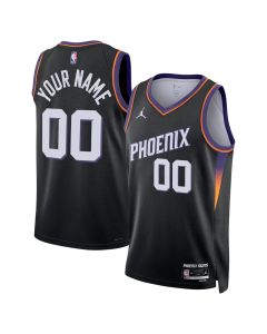 Men's Phoenix Suns Nike Black Swingman Statement Edition Custom Jersey (Black)