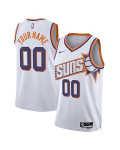 Men's Phoenix Suns Nike White Swingman Association Edition Custom Jersey