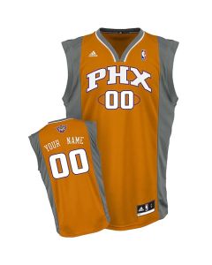 Men's Phoenix Suns Orange Authentic Custom Jersey