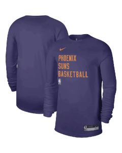 Men's Phoenix Suns Purple 2023/24 Legend On-Court Practice Long Sleeve T-Shirt