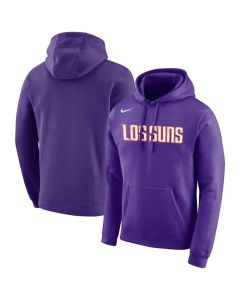 Men's Phoenix Suns Purple City Edition Logo Essential Pullover Hoodie