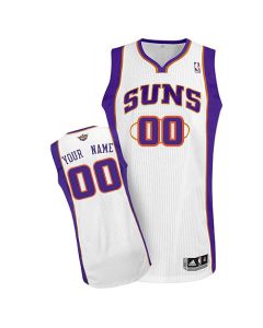 Men's Phoenix Suns White Authentic Custom Jersey
