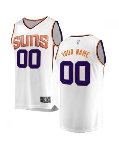 Men's Phoenix Suns White Customized Stitched NBA Jersey
