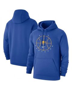 Men's Pitt Panthers Blue Basketball Icon Club Fleece Pullover Hoodie
