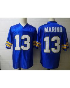 Men's Pittsburgh Panthers #13 Dan Marino Blue Stitched Jersey